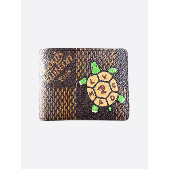 Louis Vuitton Nigo Brown Damier Turtle Multiple Wallet - Picture 1 of 4